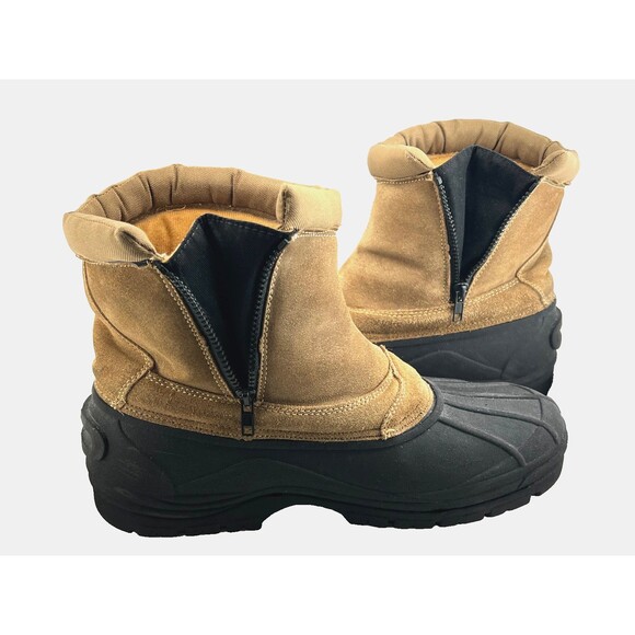 Asics Gel Kayano XI Winter Snow Duck Boots Mens 12 Suede Leather Waterproof RARE